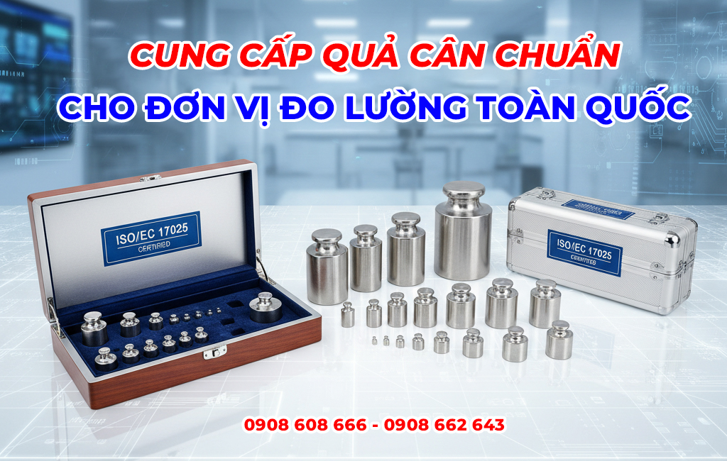 Cung Cấp Quả Chuẩn Cân Cho Đơn Vị Đo Lường Trên Toàn Quốc