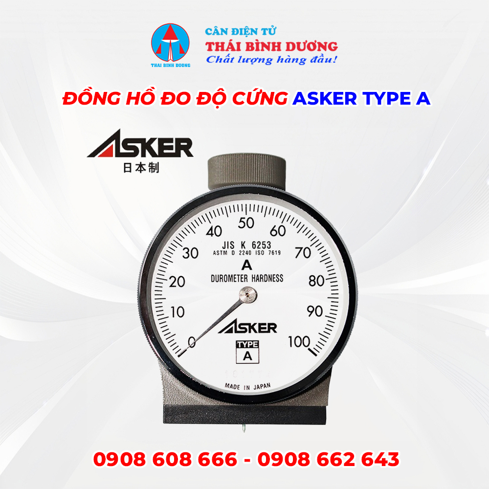 Đồng Hồ Đo Độ Cứng Asker Type A