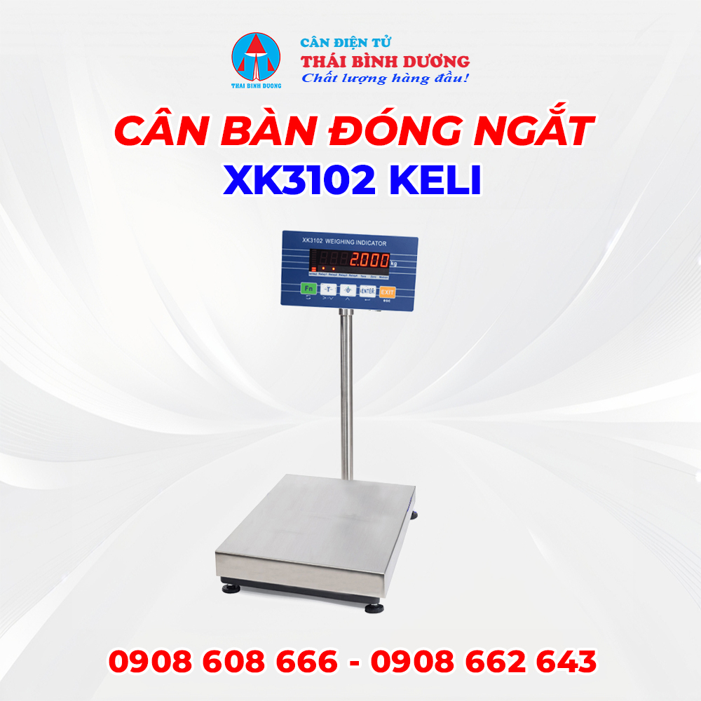 Cân Bàn Đóng Ngắt XK3102 Keli