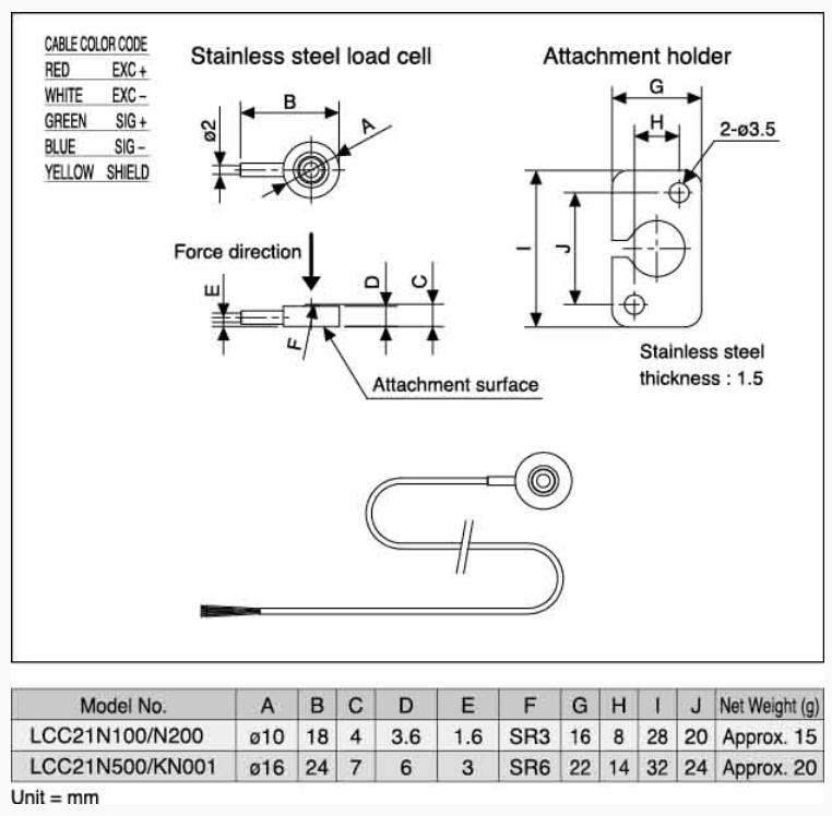 Loadcell LCC21 AND 1