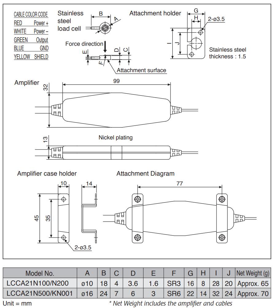 Loadcell LCCA21 AND 1