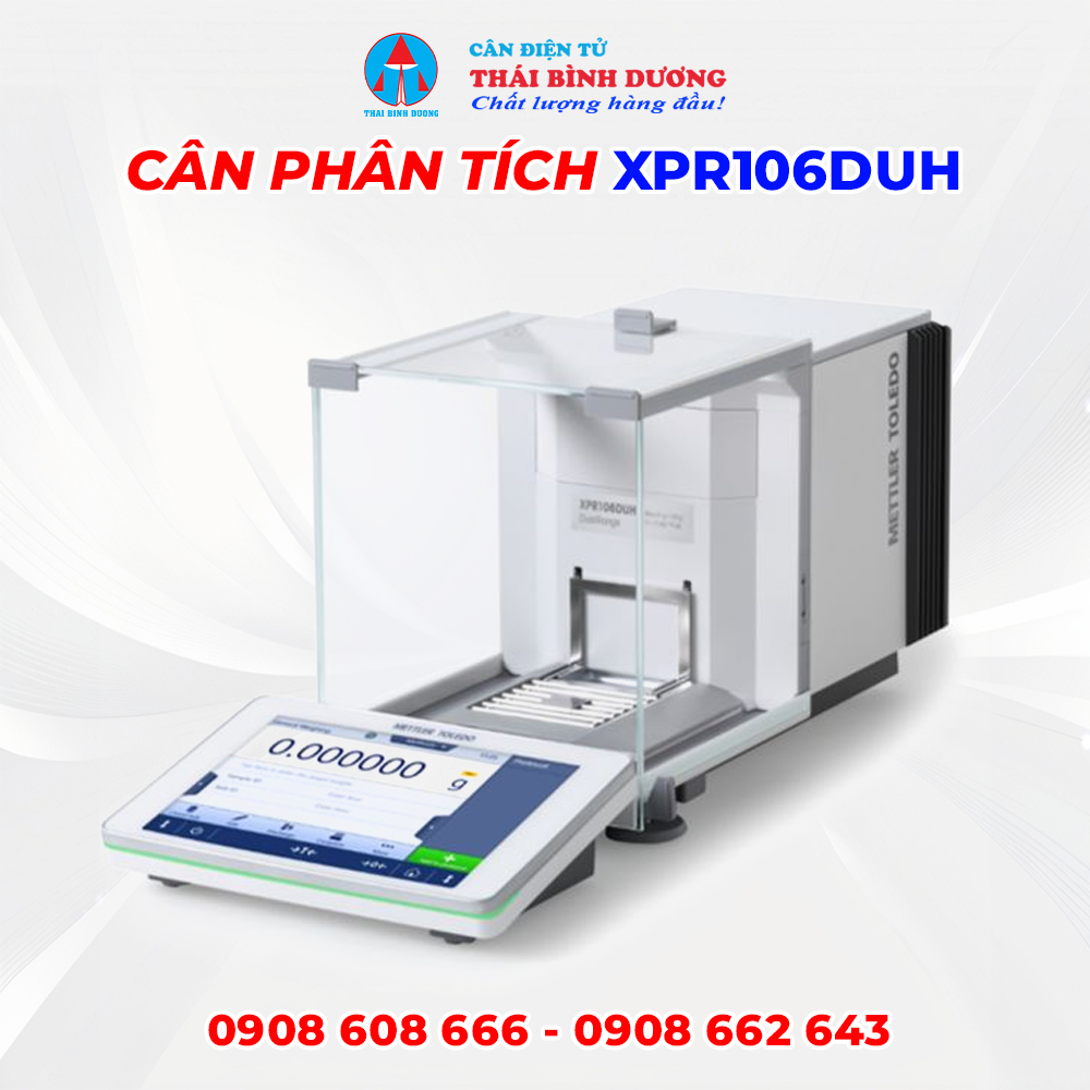 Cân Phân Tích XPR106DUH Mettler Toledo