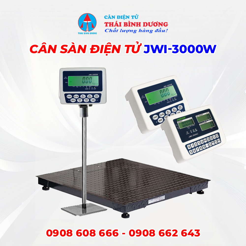 Cân Sàn Điện Tử JWI-3000W Jadever