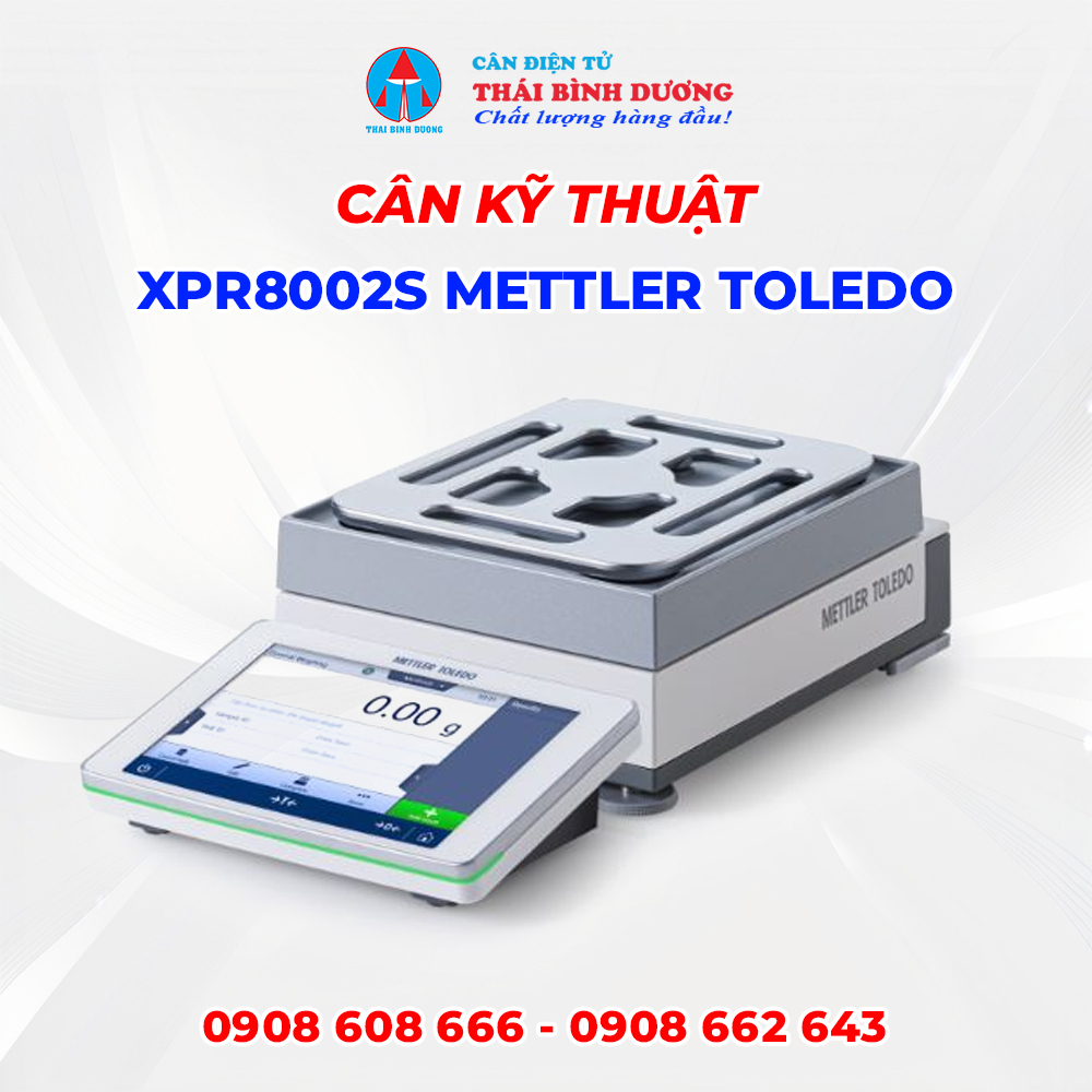 Cân Kỹ Thuật XPR8002S Mettler Toledo