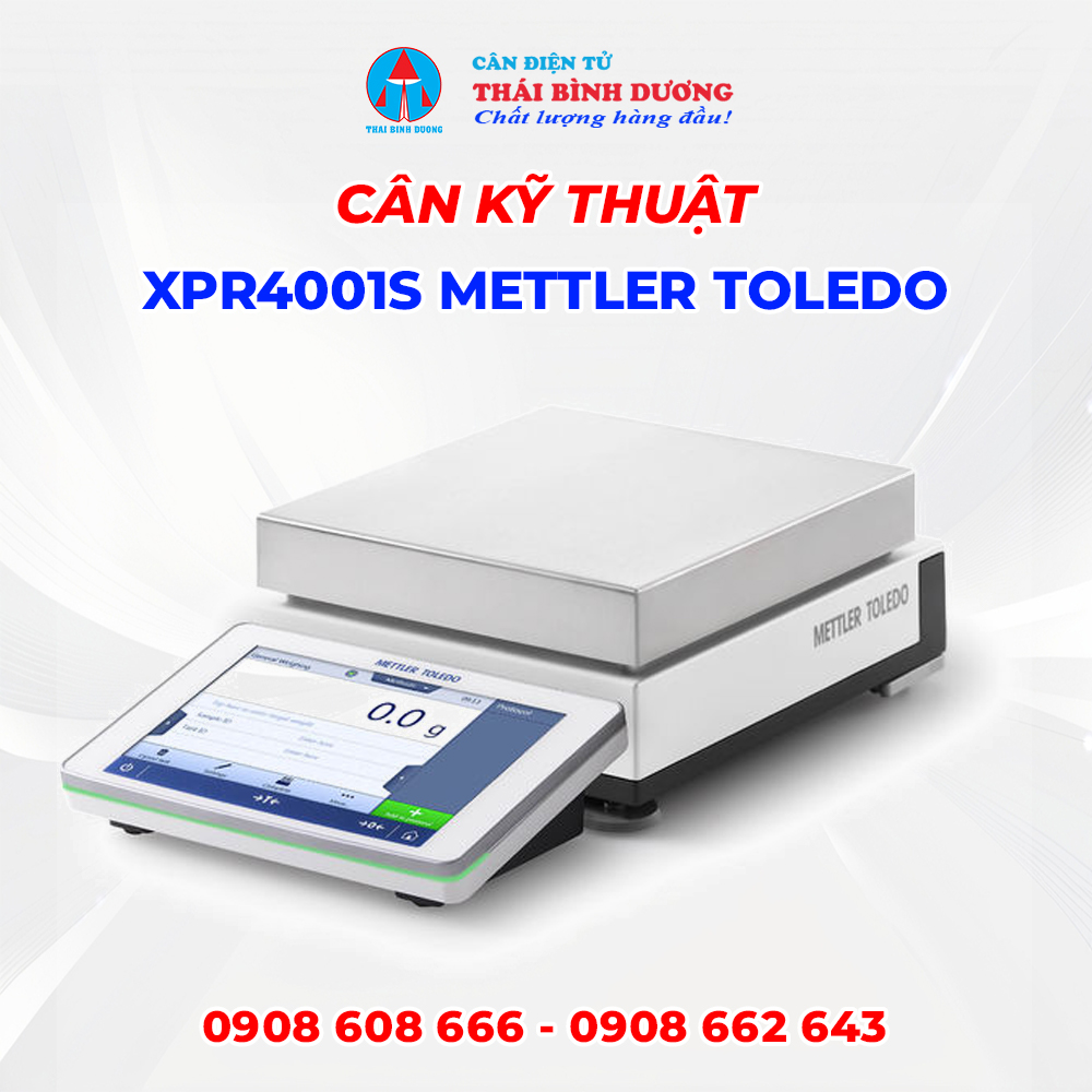 Cân Kỹ Thuật XPR4001S Mettler Toledo