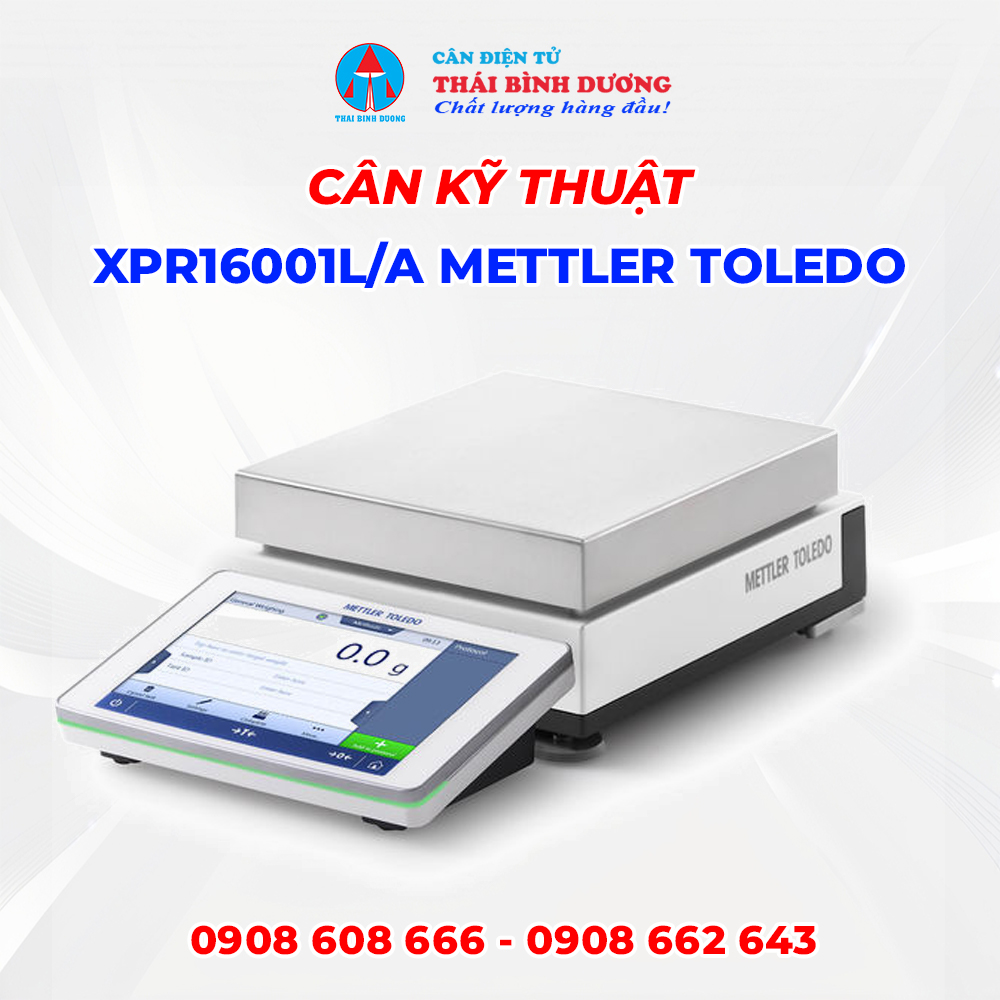 Cân Kỹ Thuật XPR16001L/A Mettler Toledo