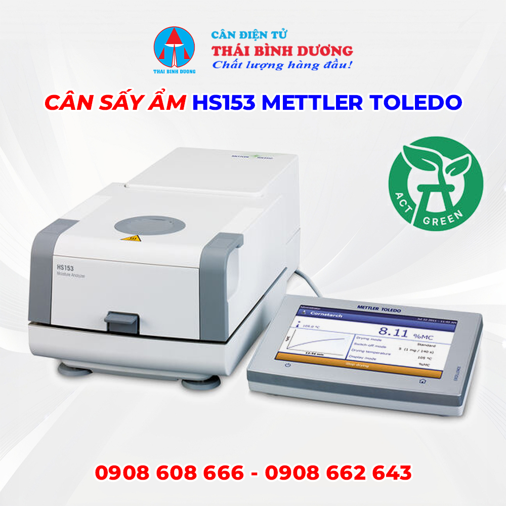 Cân Sấy Ẩm HS153 Mettler Toledo