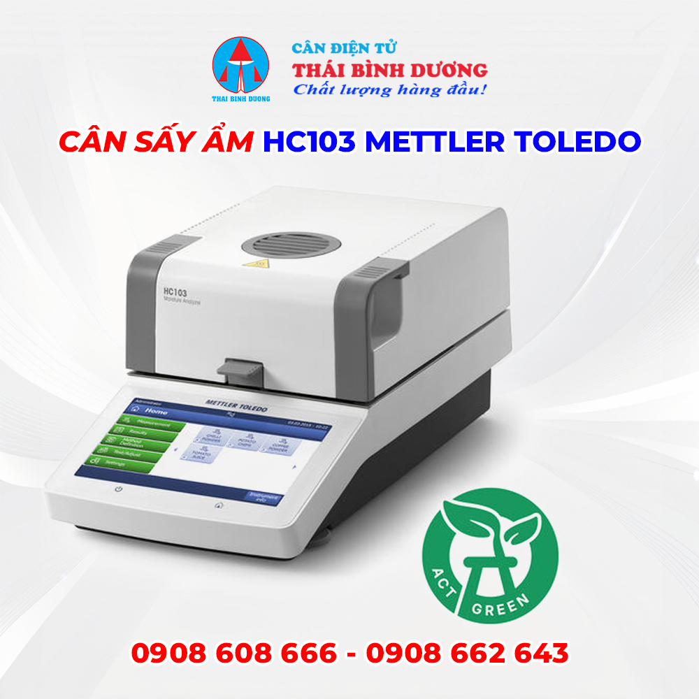 Cân Sấy Ẩm HC103 Mettler Toledo