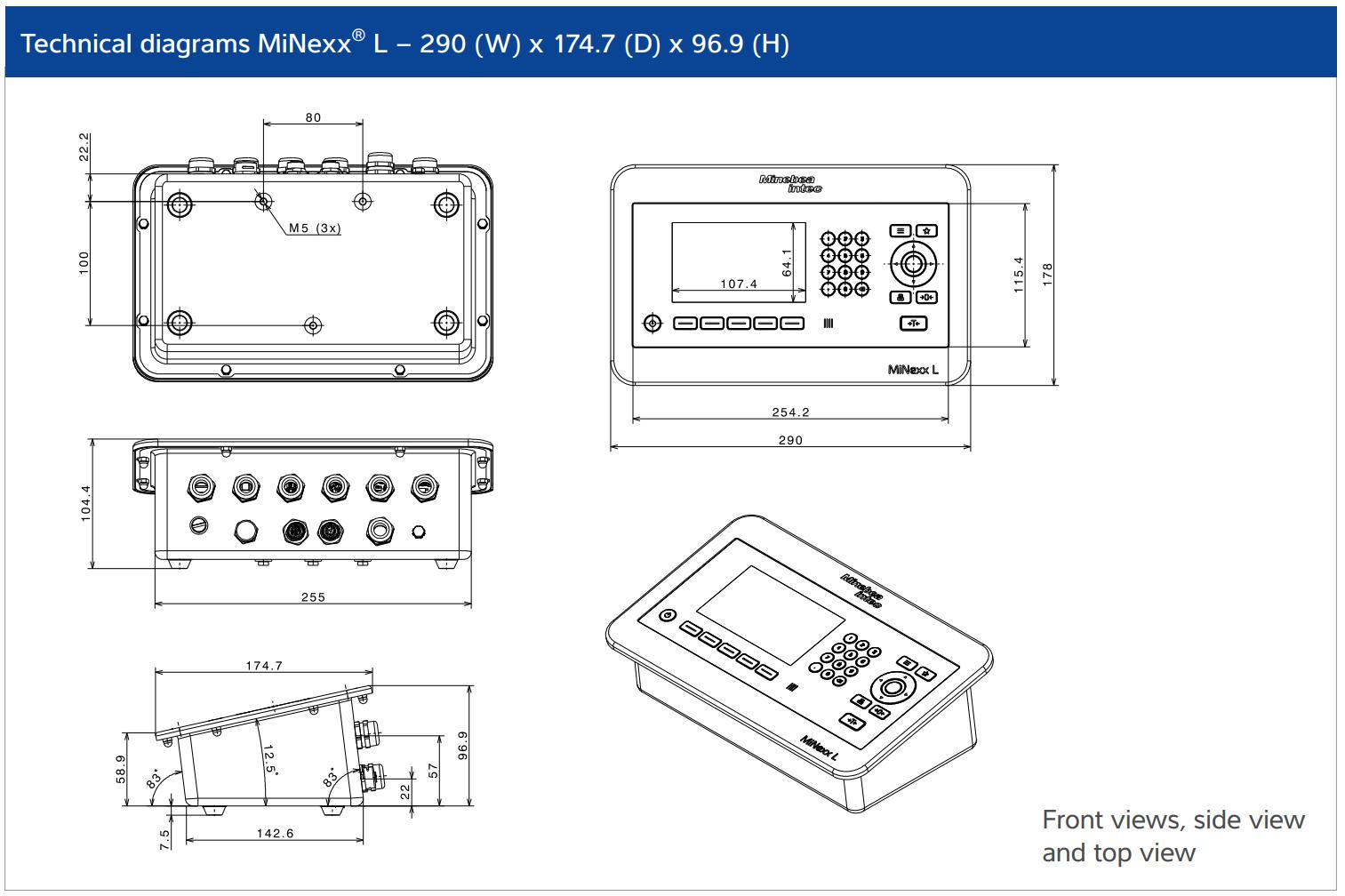 Đầu Cân Chống Cháy Nổ MiNexx L Minebea Intec