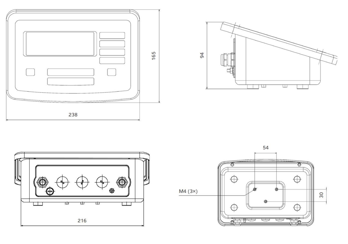 Đầu Cân Chống Cháy Nổ Midrics Minebea Intec 1