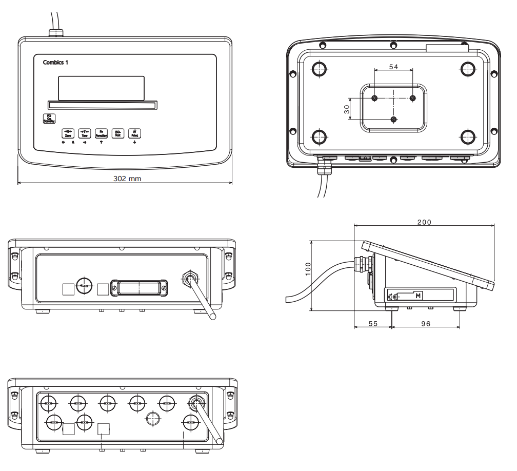 Đầu cân điện tử Combics Minebea Intec 1