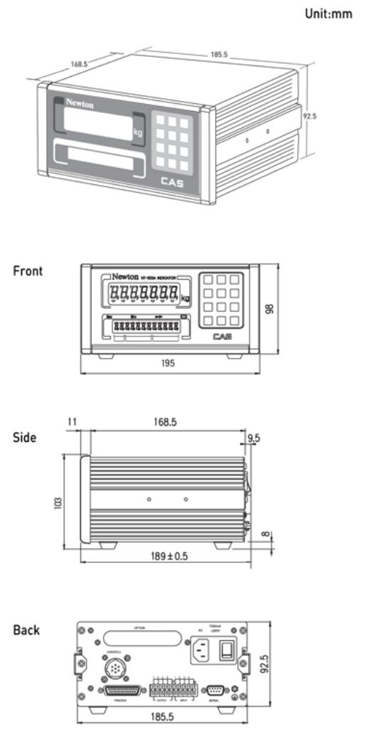 Đầu Cân Điện Tử NT-500 CAS 1