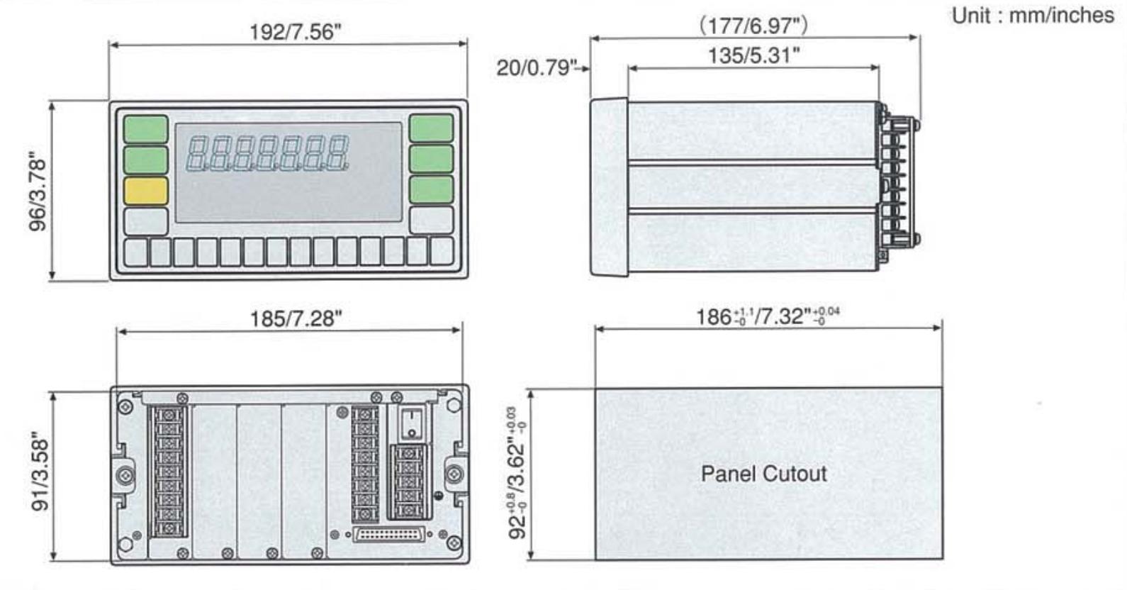 Đầu Cân Điện Tử AD-4404 AND 1