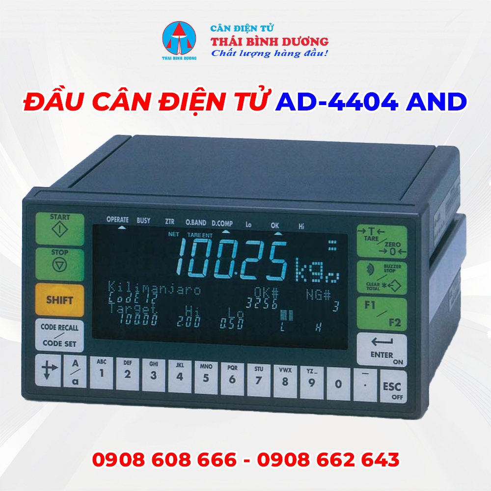 Đầu Cân Điện Tử AD-4404 AND
