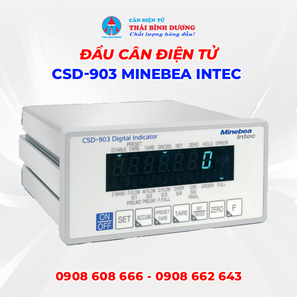 Đầu Cân Điện Tử CSD-903 Minebea Intec