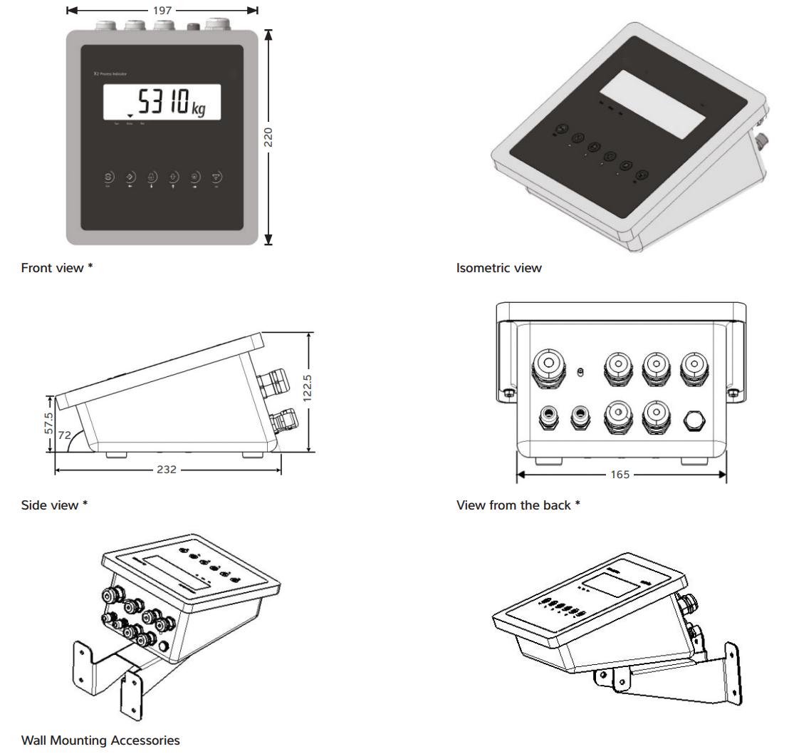 Đầu cân điện tử X2 Minebea Intec 2