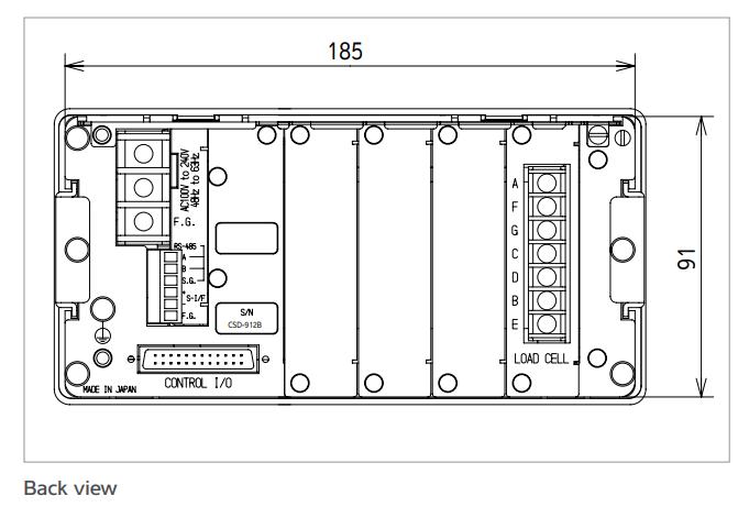 Đầu cân điện tử CSD-912 Minebea Intec 2
