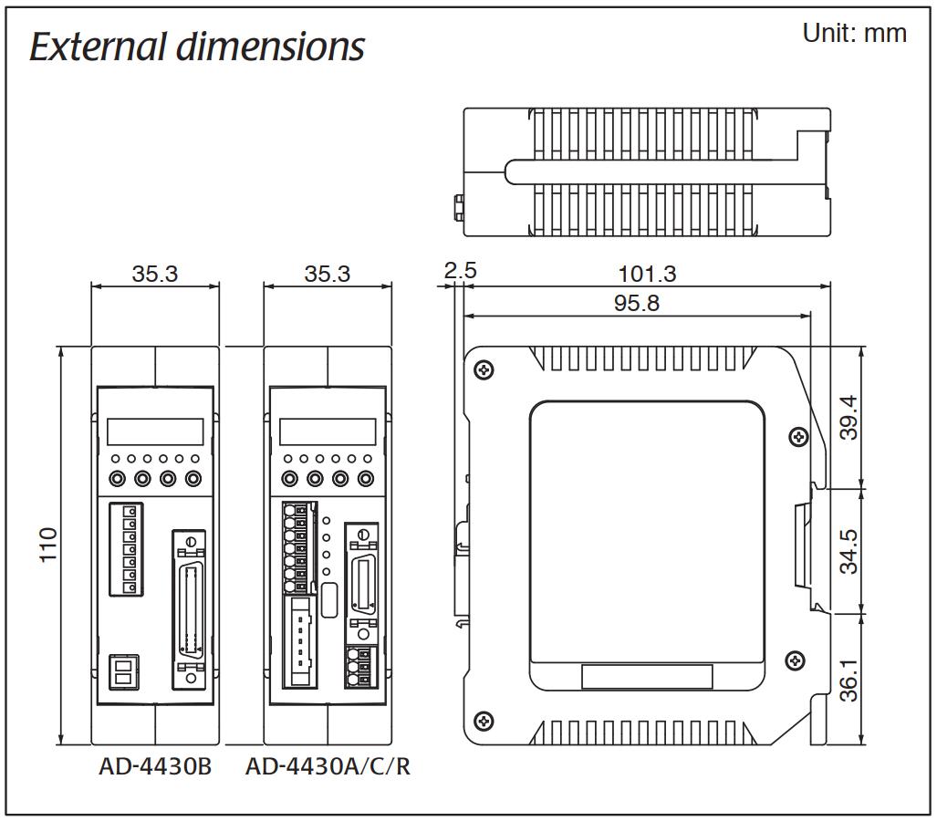 Đầu Cân Điện Tử AD-4430 Series AND 1