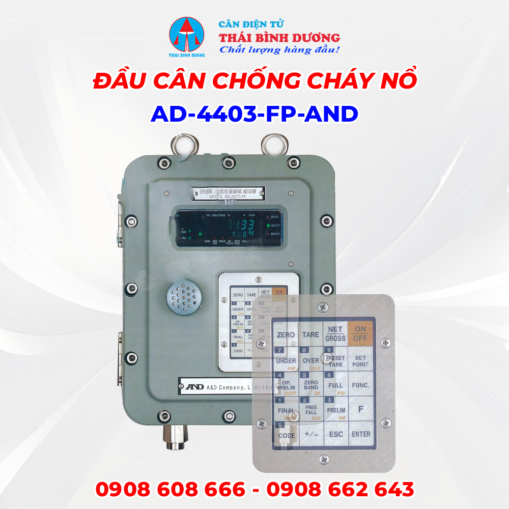 Đầu Cân Chống Cháy Nổ AD-4403-FP AND
