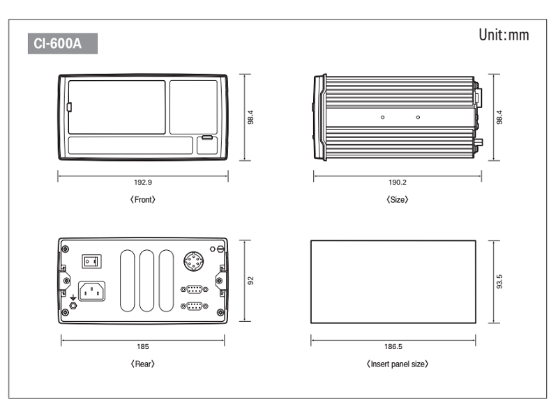 Đầu cân điện tử CI-605A AND 1