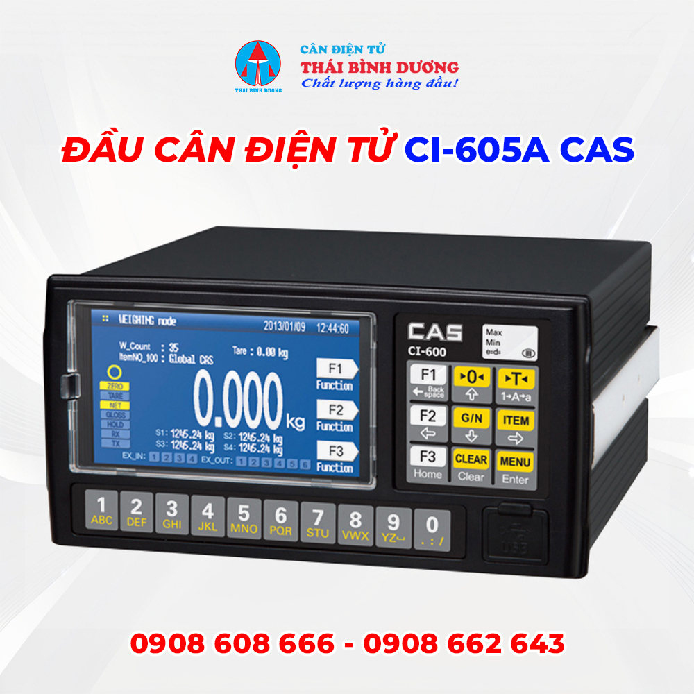 Đầu Cân Điện Tử CI-605A CAS