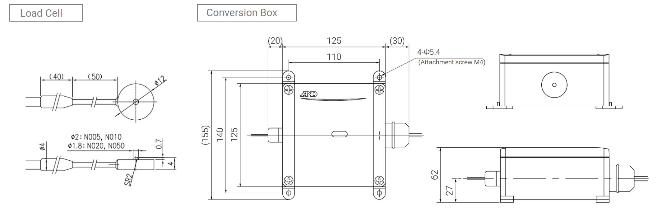 Loadcell LCC33-USB AND 1
