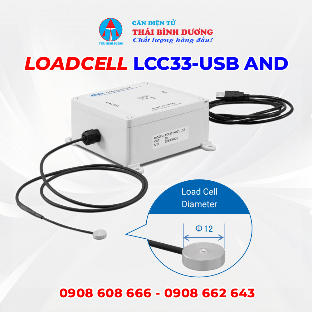 Loadcell LCC33-USB AND