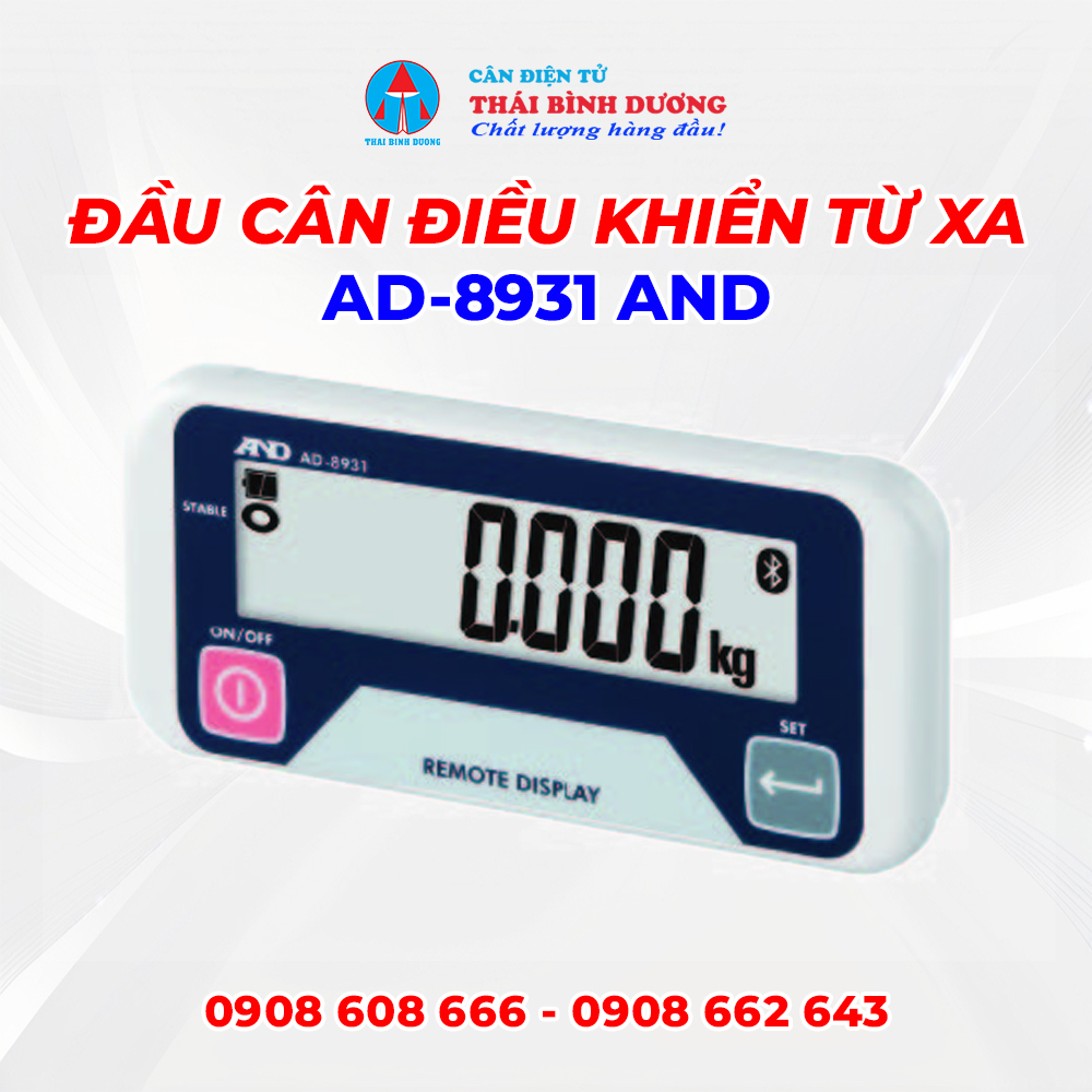 Đầu Cân Điều Khiển Từ Xa AD-8931 AND