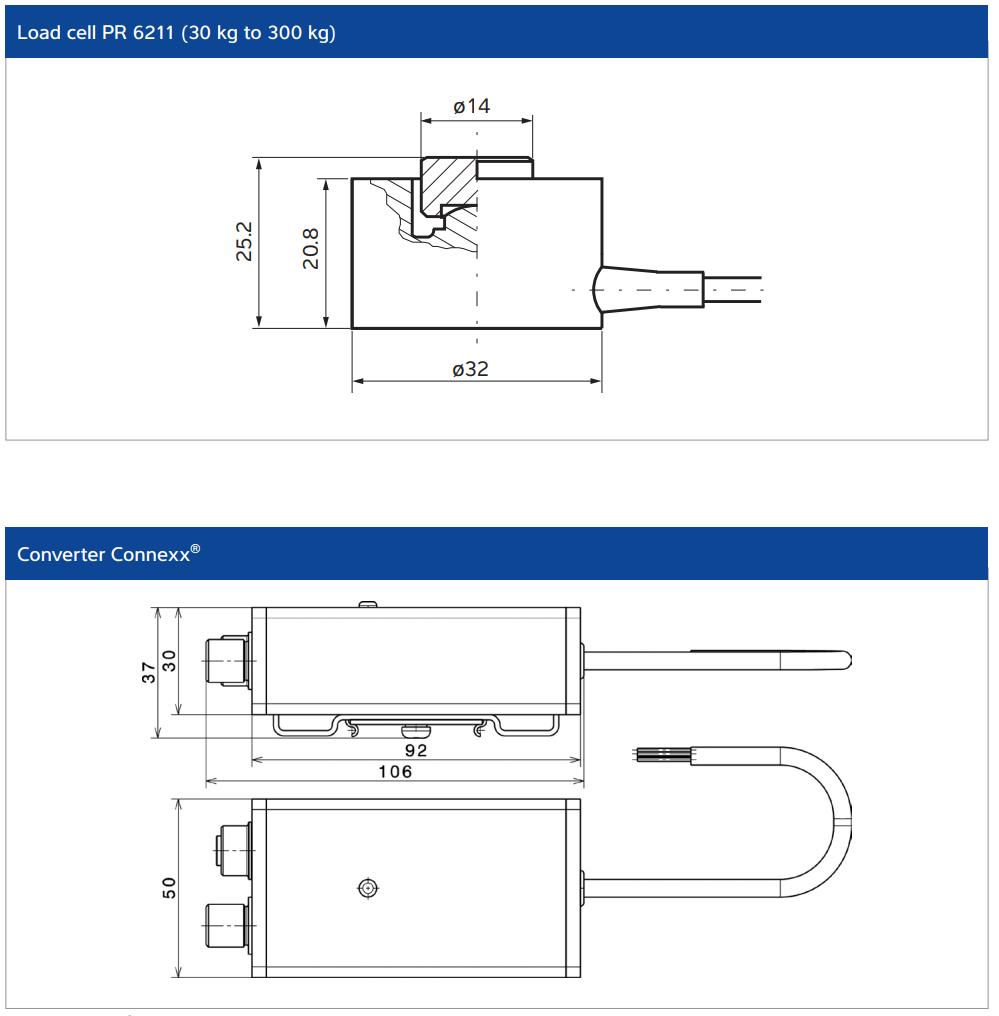 Loadcell PR 6211 Minebea Intec 1