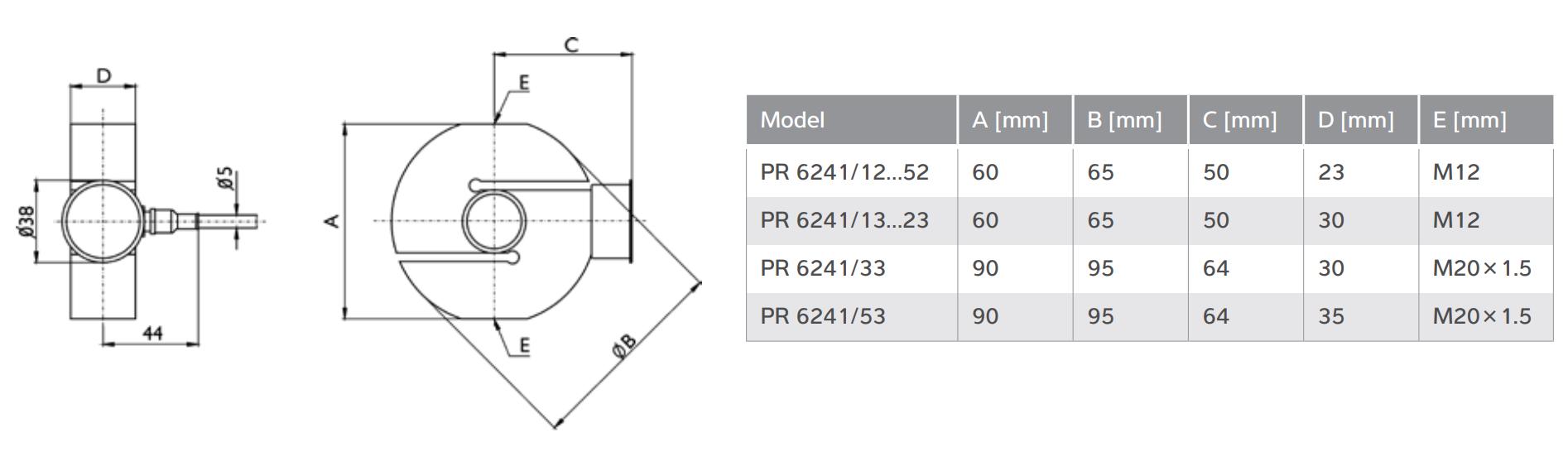 Loadcell PR 6241 Minebea Intec 2
