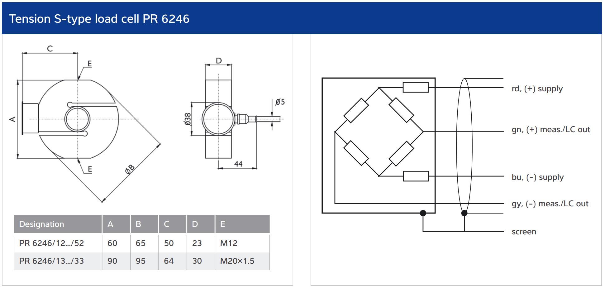 Loadcell PR 6246 Minebea Intec 1