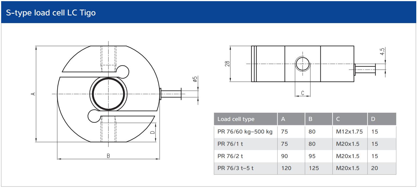 Loadcell LC TIGO Minebea Intec 1