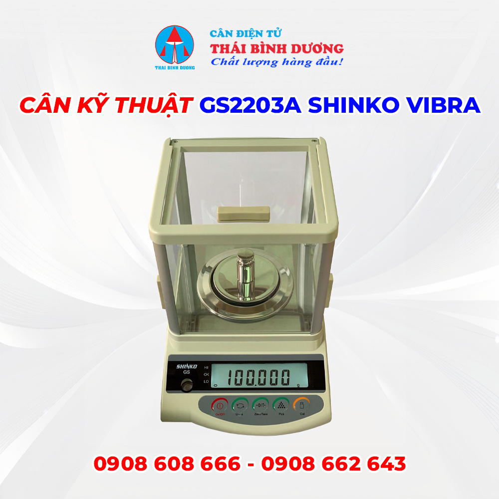 Cân kỹ thuật GS2203A Shinko Vibra 1