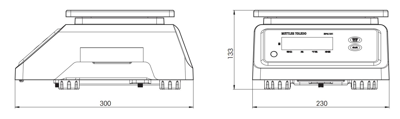 Cân điện tử chống nước BPA121 Mettler Toledo