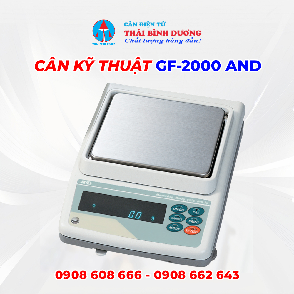 Cân Kỹ Thuật GF-2000 AND (2100g x 0.01g)