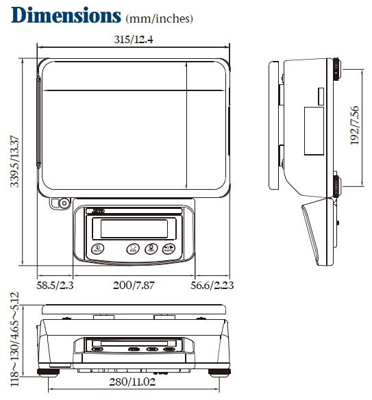 Cân điện tử EK-L AND Series 1