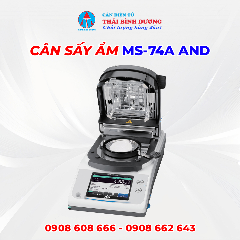 Cân Sấy Ẩm MS-74A AND 1