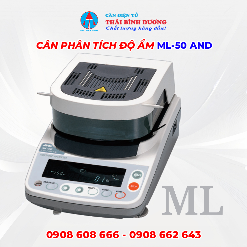 Cân Phân Tích Độ Ẩm ML-50 AND