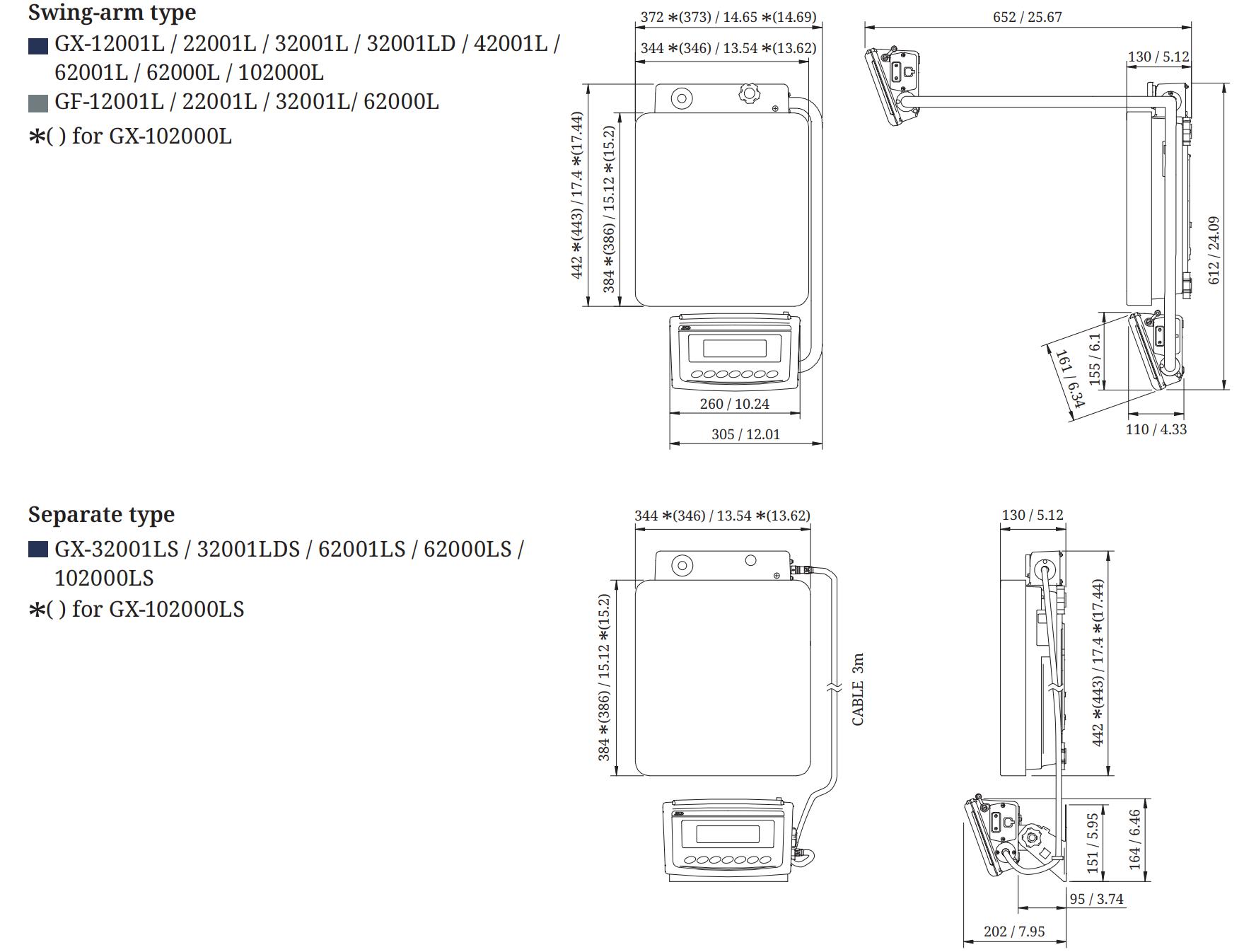 Cân Điện Tử GX-L AND Series 2