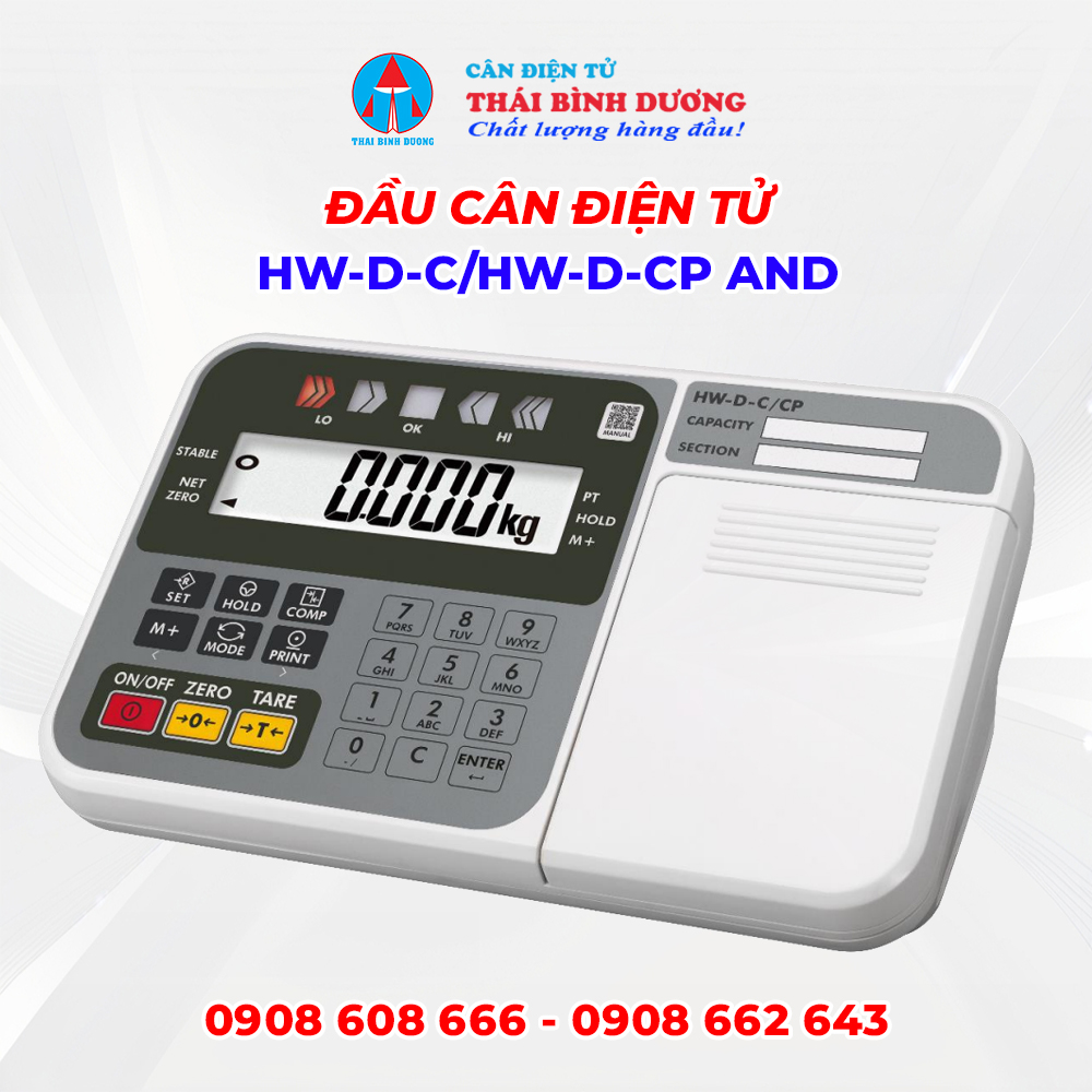 Đầu Cân Điện Tử HW-D-C/HW-D-CP AND