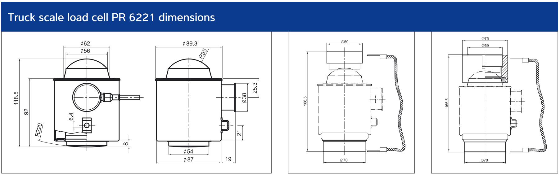 Loadcell cân ô tô PR 6221 Minebea Intec 2