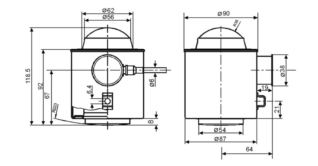 Loadcell cân ô tô Pendeo Minebea Intec 1