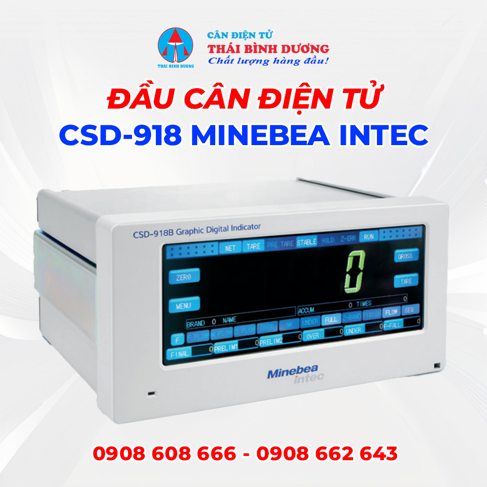 Đầu Cân Điện Tử CSD-918 Minebea Intec