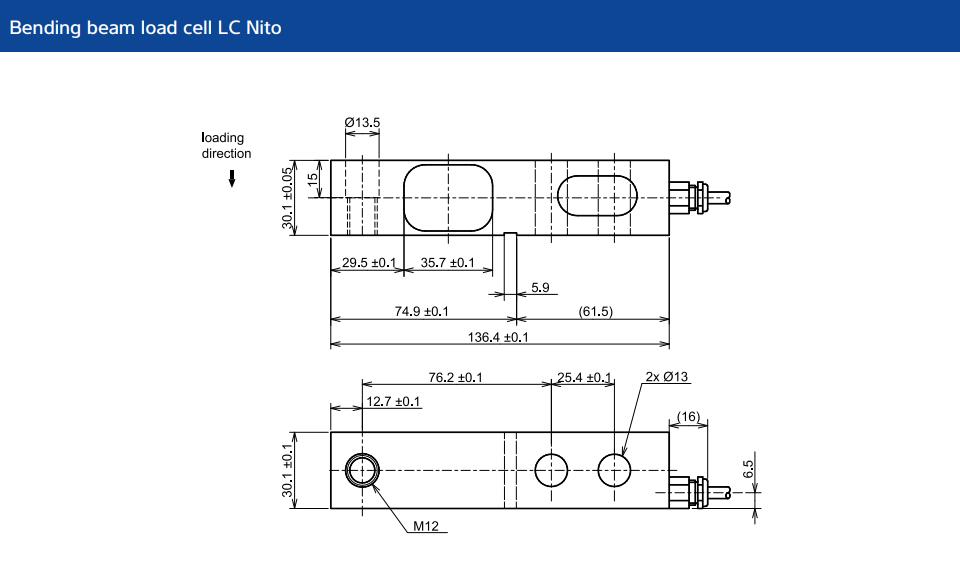 Loadcell LC Nito PR 79 Minebea Intec