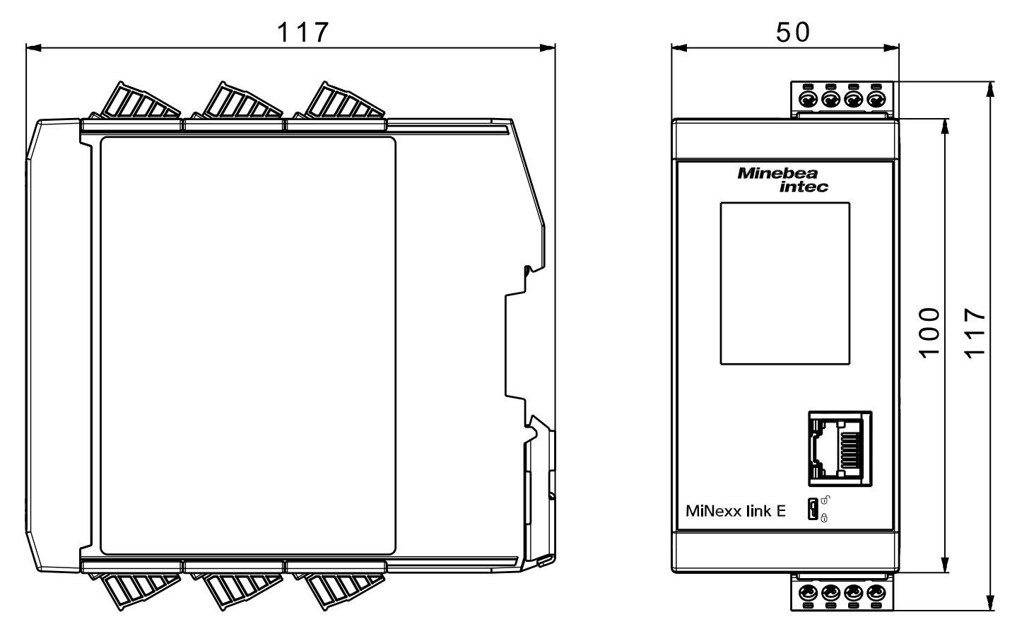 Bộ truyền tín hiệu Link E Minebea Intec 1