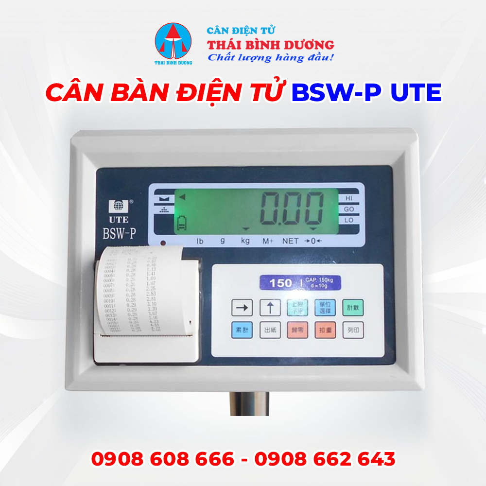 Cân Bàn Điện Tử BSW-P UTE 1