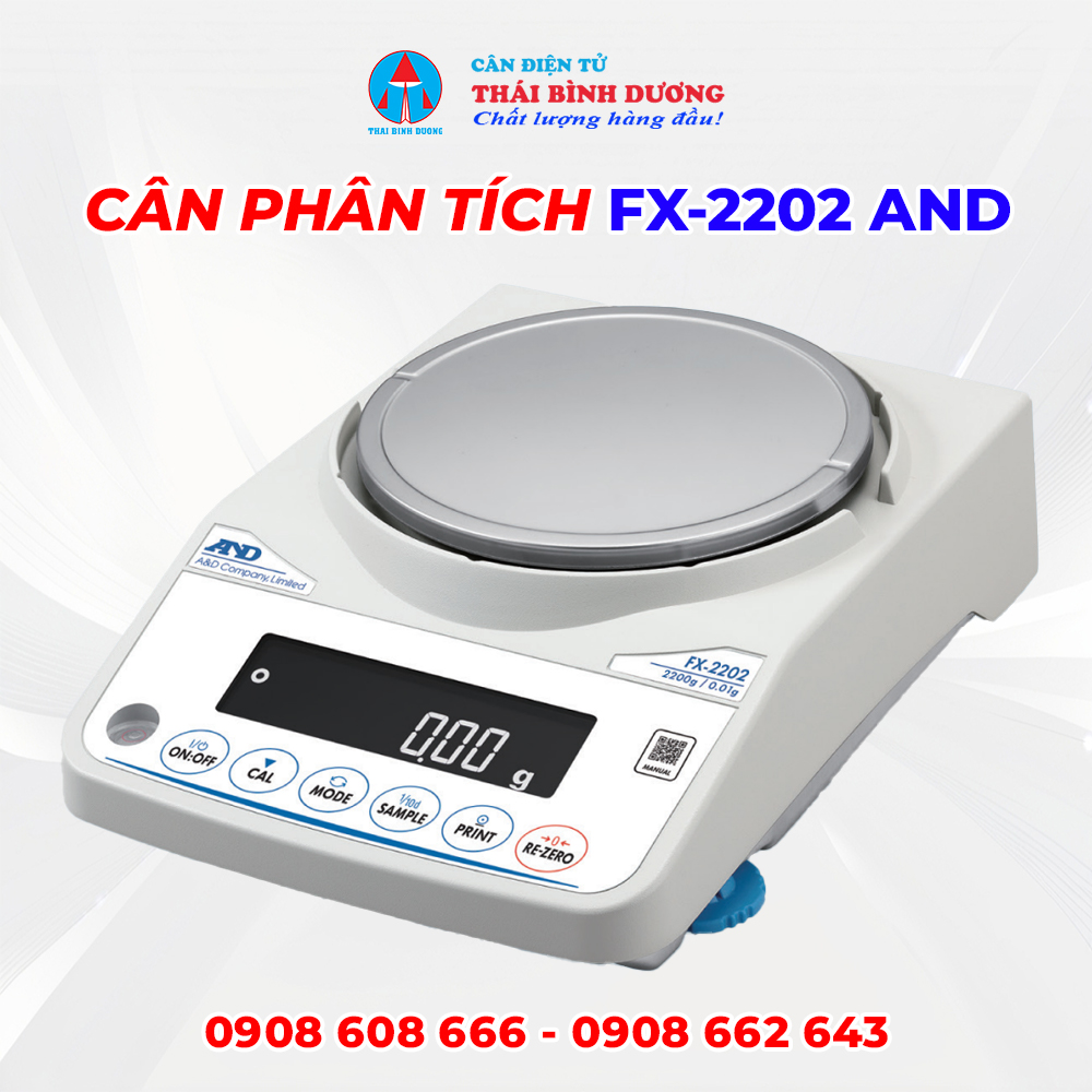 Cân Phân Tích FX-2202 AND (2200g x 0.01g)
