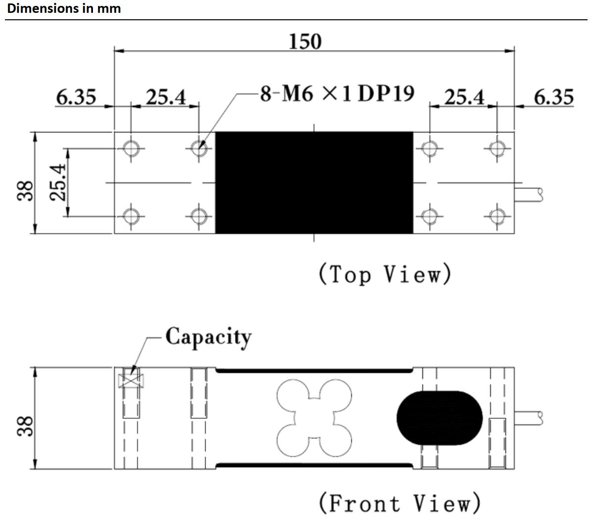 Loadcell đơn điểm AM-1241 Amcells 1