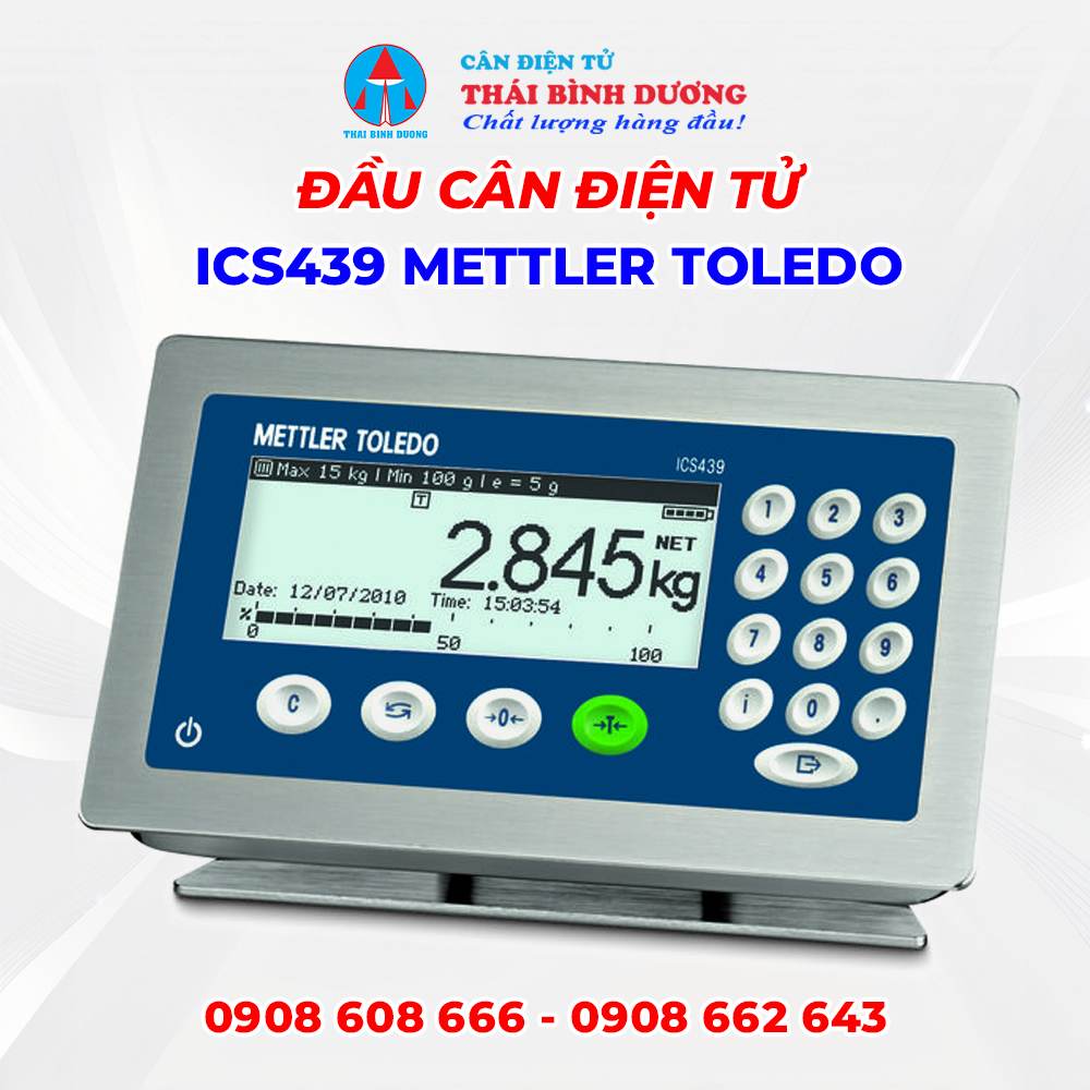 Đầu Cân Điện Tử ICS439 Mettler Toledo