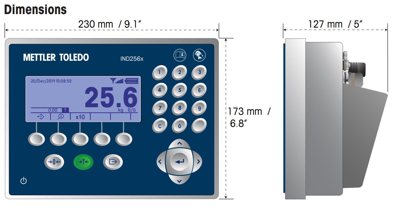 Đầu cân điện tử IND256x Mettler Toledo 1